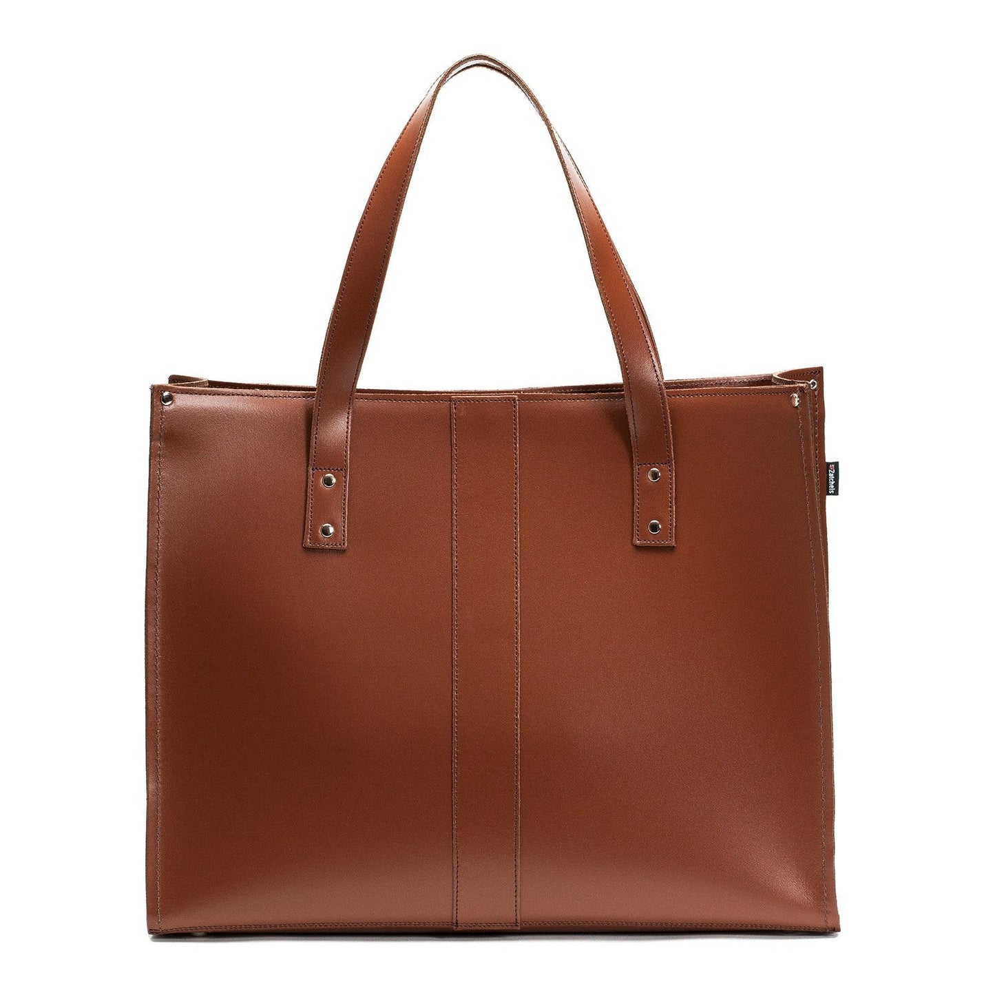 Handmade Leather Shopper in Chestnut