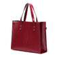 Handmade Leather Shopper in Oxblood