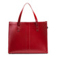 Handmade Leather Shopper in Red
