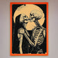 Skeleton Embrace Framed Poster