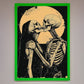 Skeleton Embrace Framed Poster