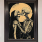Skeleton Embrace Framed Poster