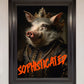Sophisticated Pig Framed Wall Art