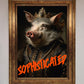 Sophisticated Pig Framed Wall Art