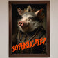 Sophisticated Pig Framed Wall Art