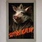 Sophisticated Pig Framed Wall Art