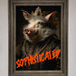 Sophisticated Pig Framed Wall Art