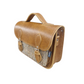 Midi Tannery & Tweed Satchel in Tan