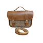 Midi Tannery & Tweed Satchel in Tan