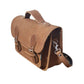 Leather Midi Satchel in Tannery Tan