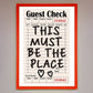 This Must Be The Place, Beige Framed Wall Art