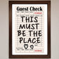 This Must Be The Place, Beige Framed Wall Art