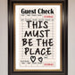 This Must Be The Place, Beige Framed Wall Art