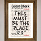 This Must Be The Place, Beige Framed Wall Art