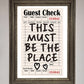 This Must Be The Place, Beige Framed Wall Art