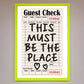 This Must Be The Place, Beige Framed Wall Art