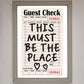 This Must Be The Place, Beige Framed Wall Art