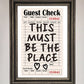 This Must Be The Place, Beige Framed Wall Art