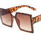 New Season Large Square-Frame Women's Sunglasses