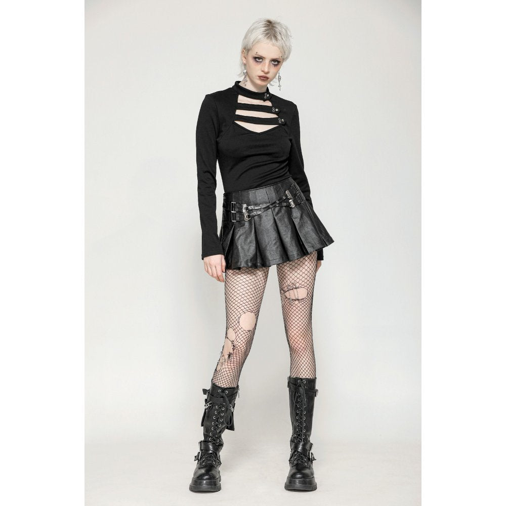 Dark in Love Zyla Edgy Minimalist Multi-Way Top