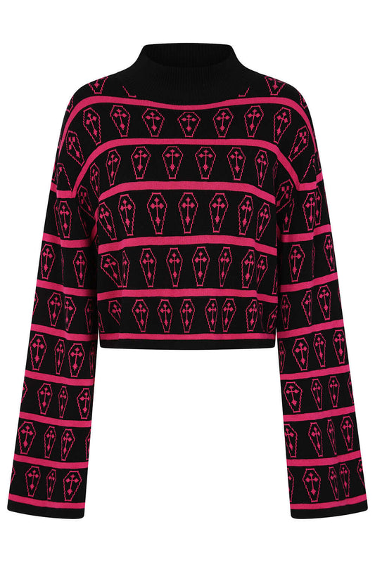Banned Apparel Coffin Knit Jumper