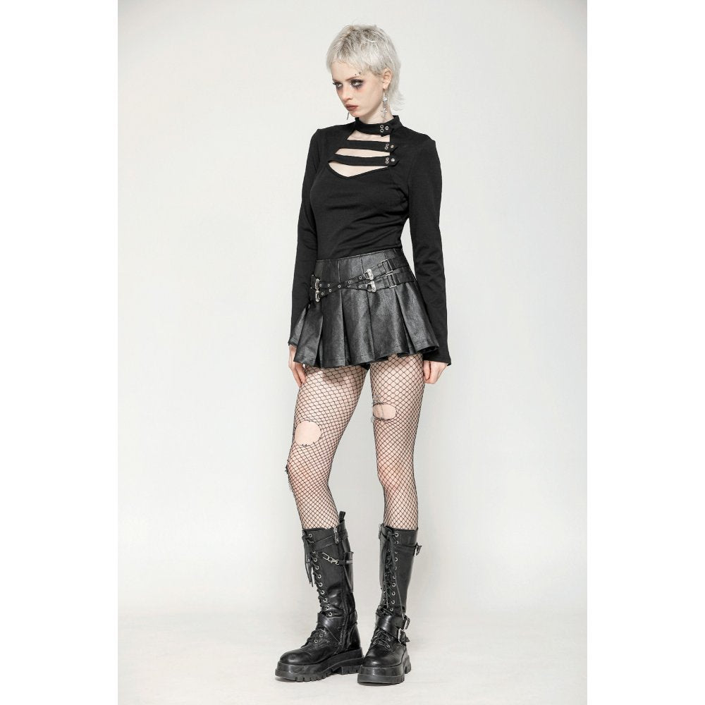 Dark in Love Zyla Edgy Minimalist Multi-Way Top