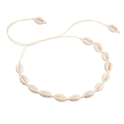 Boho Elegance Natural Conch Shell Necklace