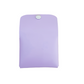 Handmade Leather Simple Coin Purse in Pastel Violet
