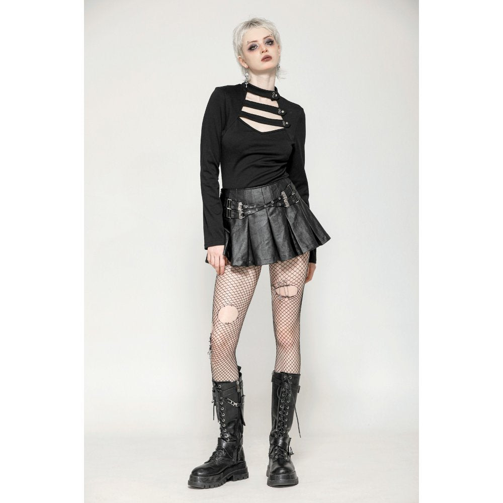 Dark in Love Zyla Edgy Minimalist Multi-Way Top