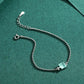 925 Sterling Silver Imitation Paraiba Tourmaline Gemstone Bracelet