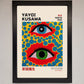 Yayoi Kusama Eyes (1993) Framed Print