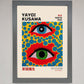 Yayoi Kusama Eyes (1993) Framed Print