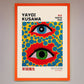 Yayoi Kusama Eyes (1993) Framed Print