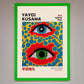 Yayoi Kusama Eyes (1993) Framed Print