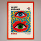 Yayoi Kusama Eyes (1993) Framed Print