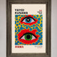 Yayoi Kusama Eyes (1993) Framed Print