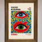 Yayoi Kusama Eyes (1993) Framed Print