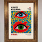 Yayoi Kusama Eyes (1993) Framed Print