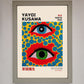 Yayoi Kusama Eyes (1993) Framed Print