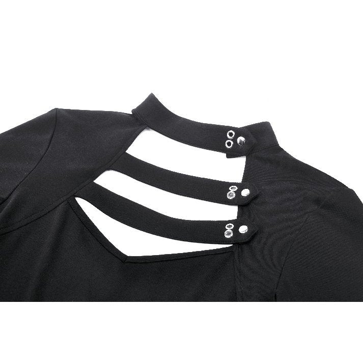 Dark in Love Zyla Edgy Minimalist Multi-Way Top