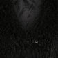 Banned Zafira Shaggy Black Faux Fur Cropped Jacket