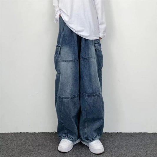 Baggy Women's Cargo Jeans High Waist, On Trend