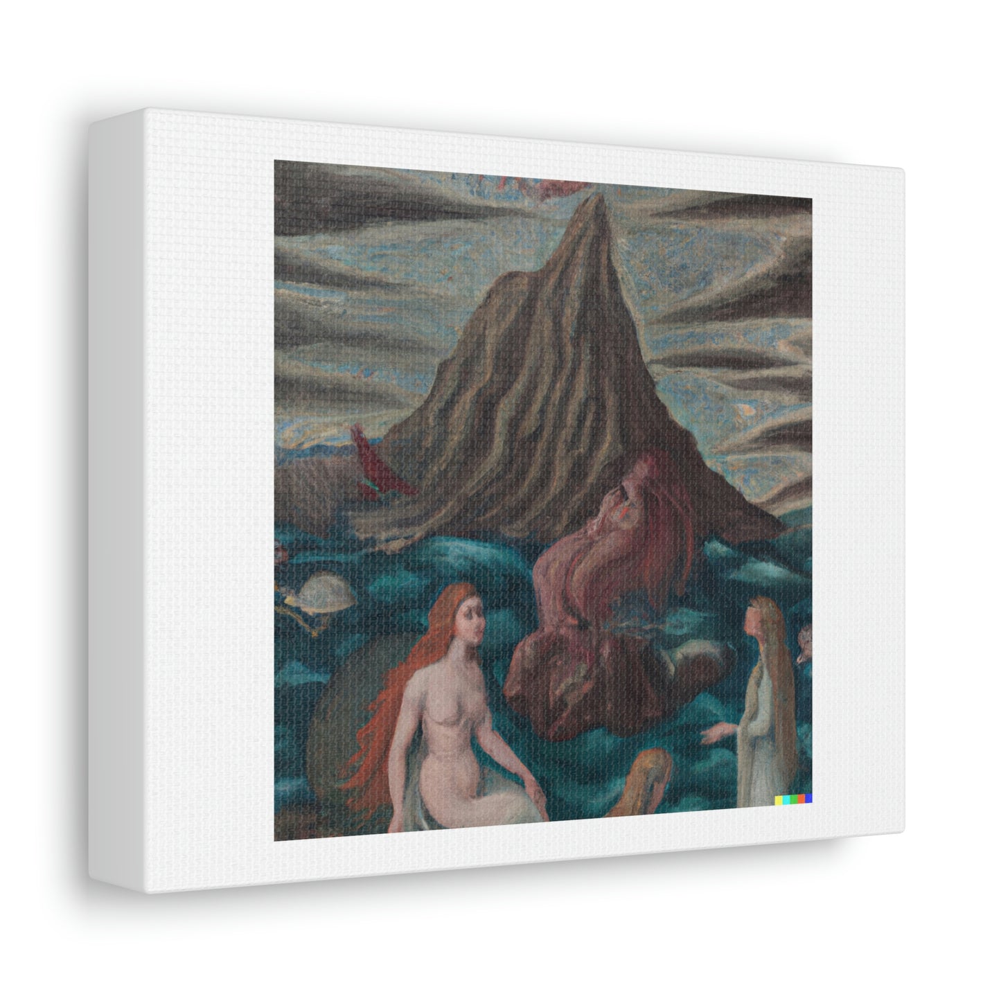 The Birth of Venus by Botticelli for the 21st Century digital art 'Designed by AI' on Canvas