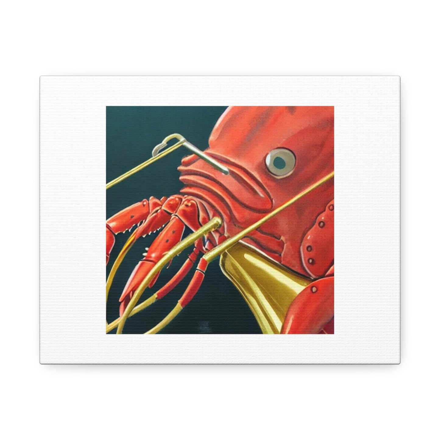 Homard jouant du trombone Master Chef At Work Digital Art 'Designed by AI'