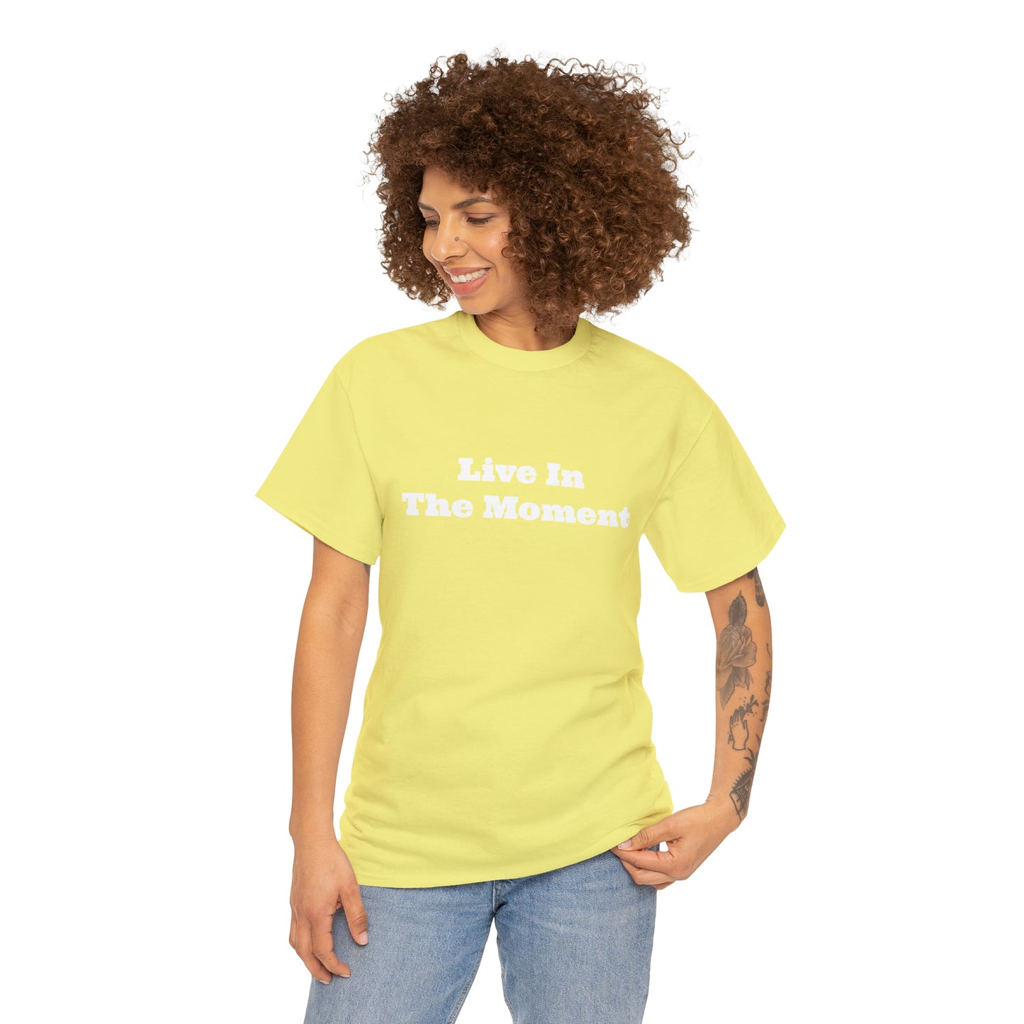 Live In The Moment Cotton T-Shirt