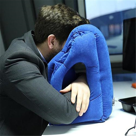 Anti-Static Inflatable Travel Pillow