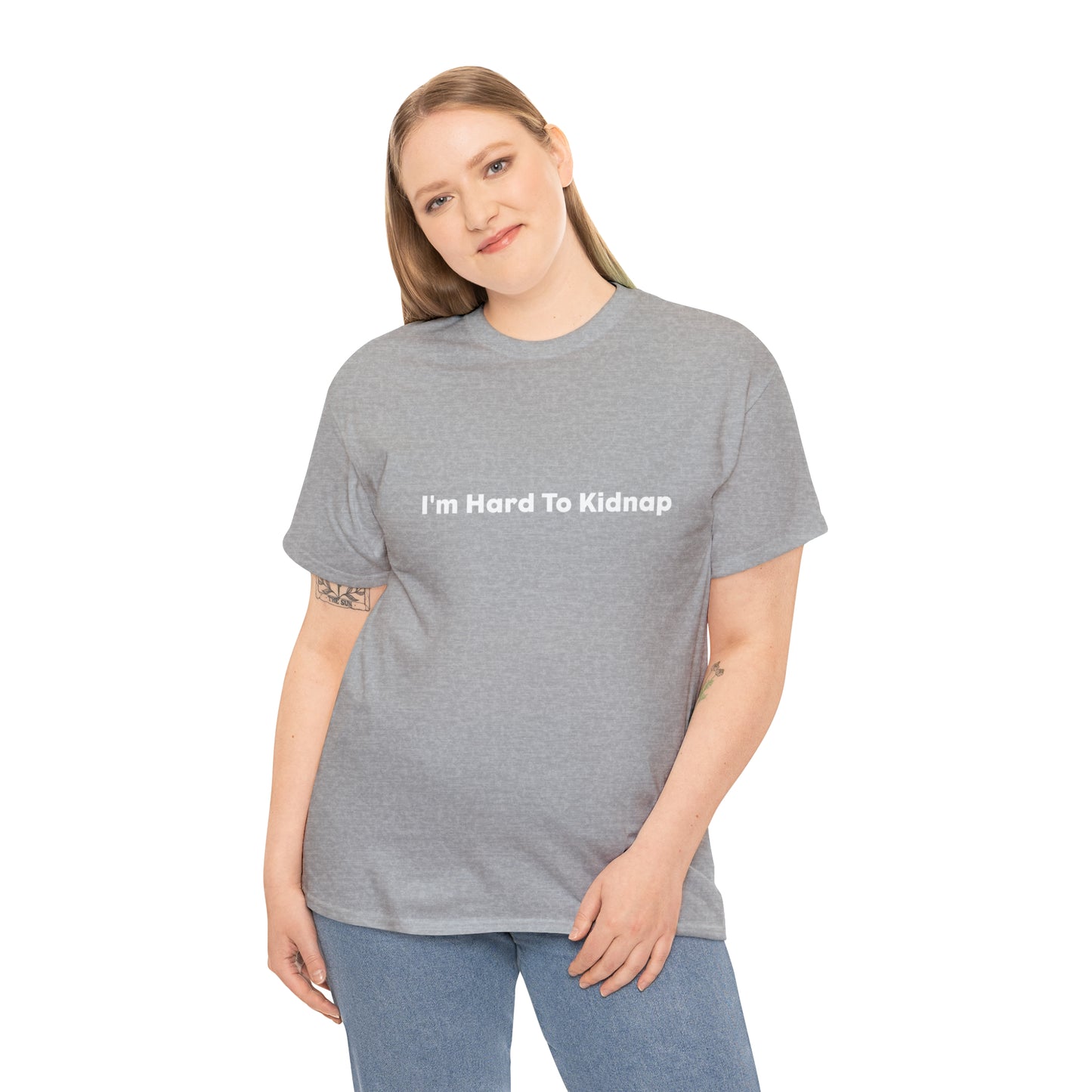 I'm Hard To Kidnap プラスサイズ コットン Tシャツ ユニセックス サイズ 面白い レディース メンズ