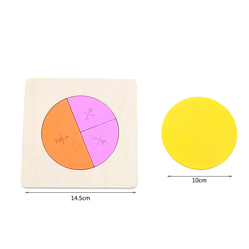 Montessori Early Learning Maths Fraction Board