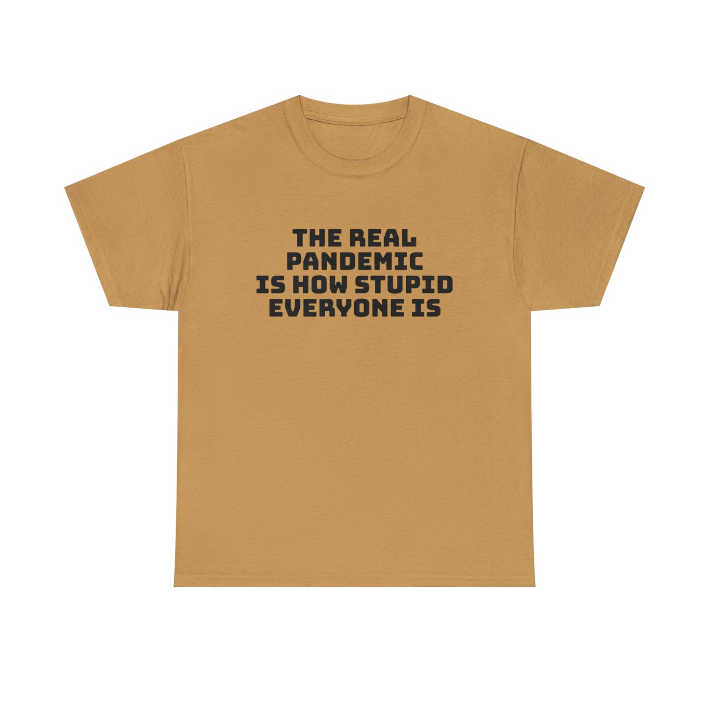 'The Real Pandemic is How Stupid Everyone Is' T-Shirt