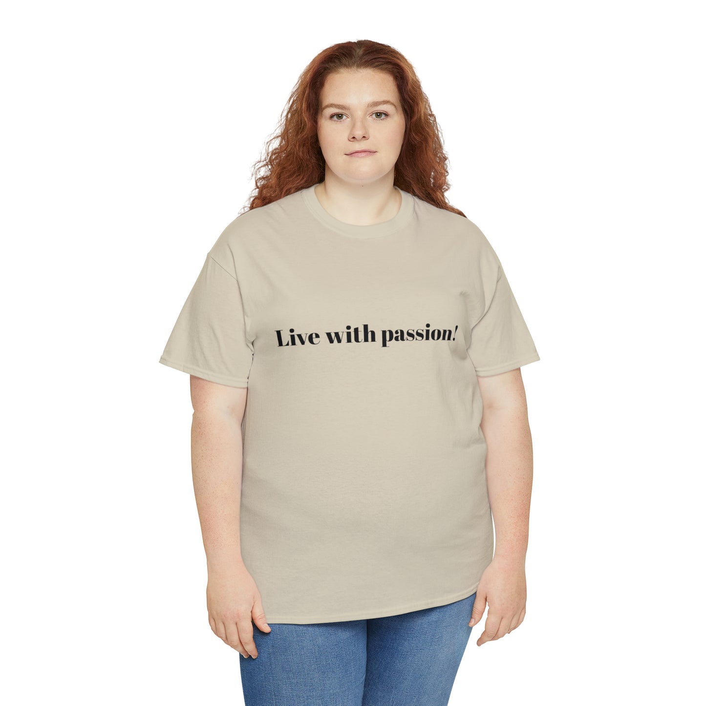 Live With Passion! Cotton T-Shirt